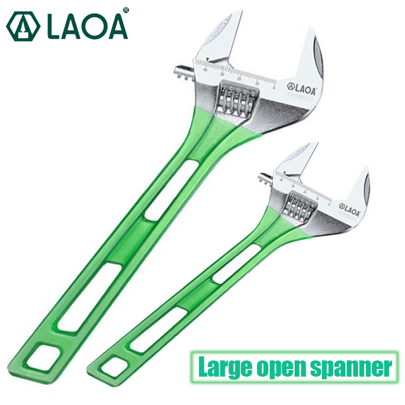 Pipe Wrench Adjustable - LAOA Llave ajustable abierta grande Herramientas