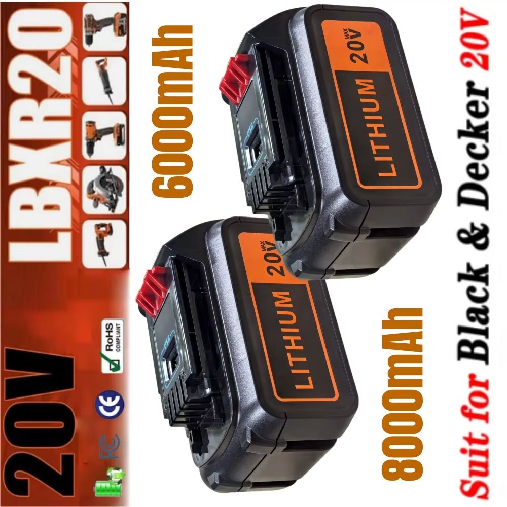 Black+Decker Tool 20V Max - Batería de repuesto de alta capacidad