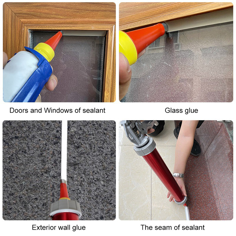 Bathroom Caulk Siliconized - Juego de 22 Boquillas Aplicadoras de