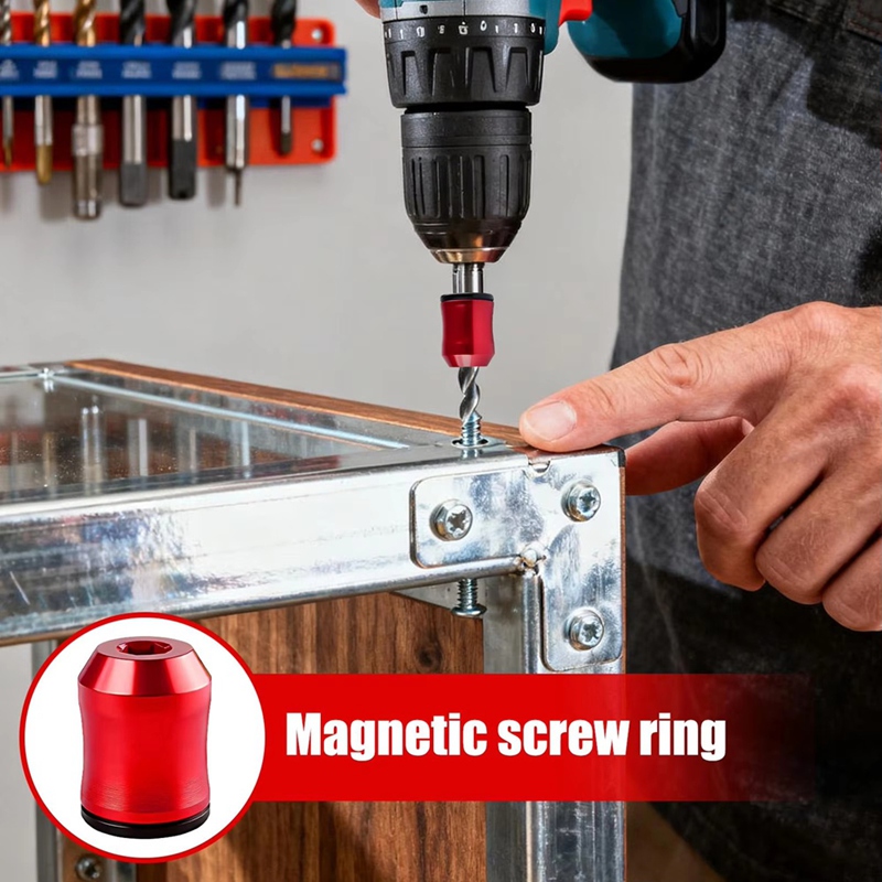 Home Improvement Al - Bit Magnetizador Destornillador Bit Anillo magnético