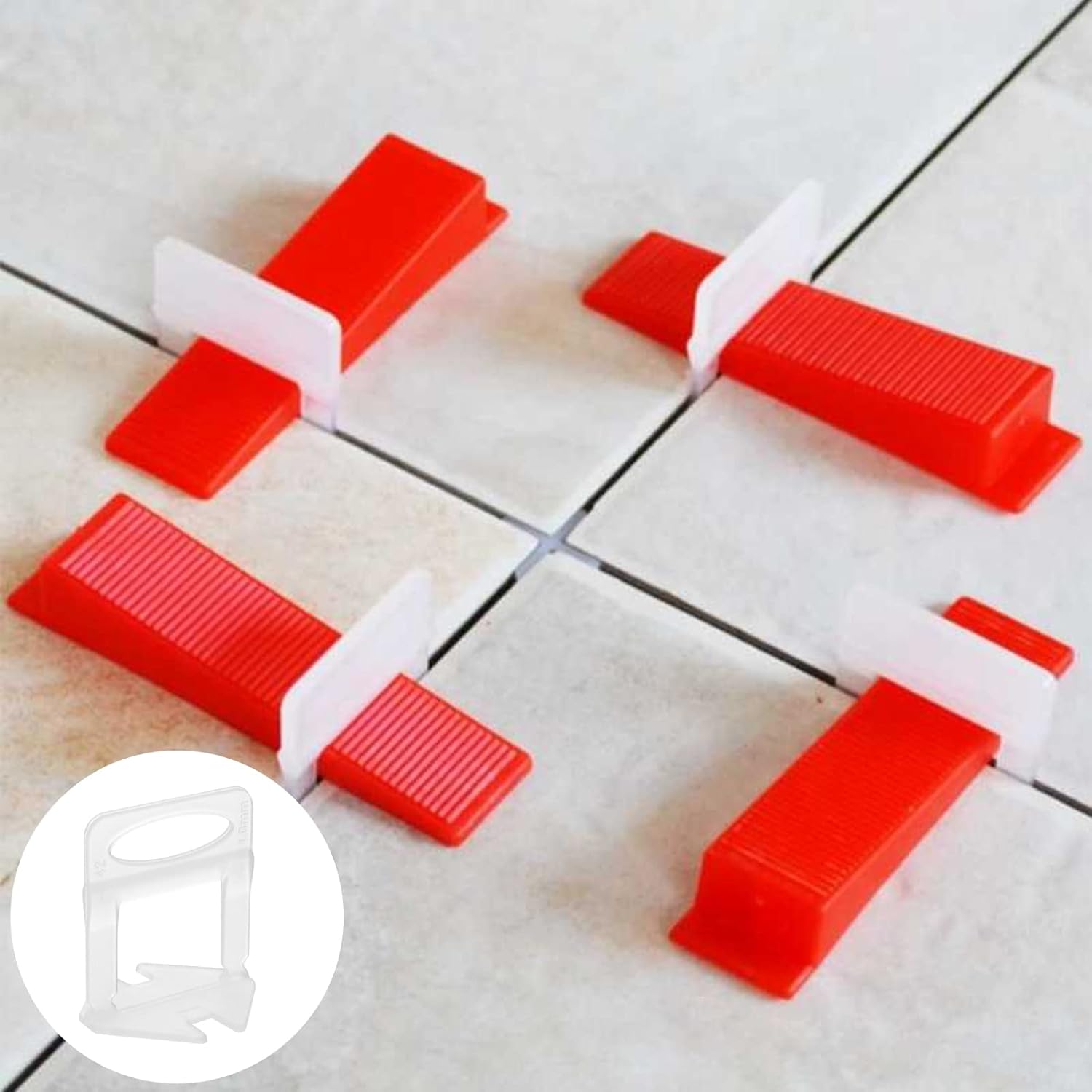 Tile Leveling Clip - Juego de 100 Piezas de Cuñas