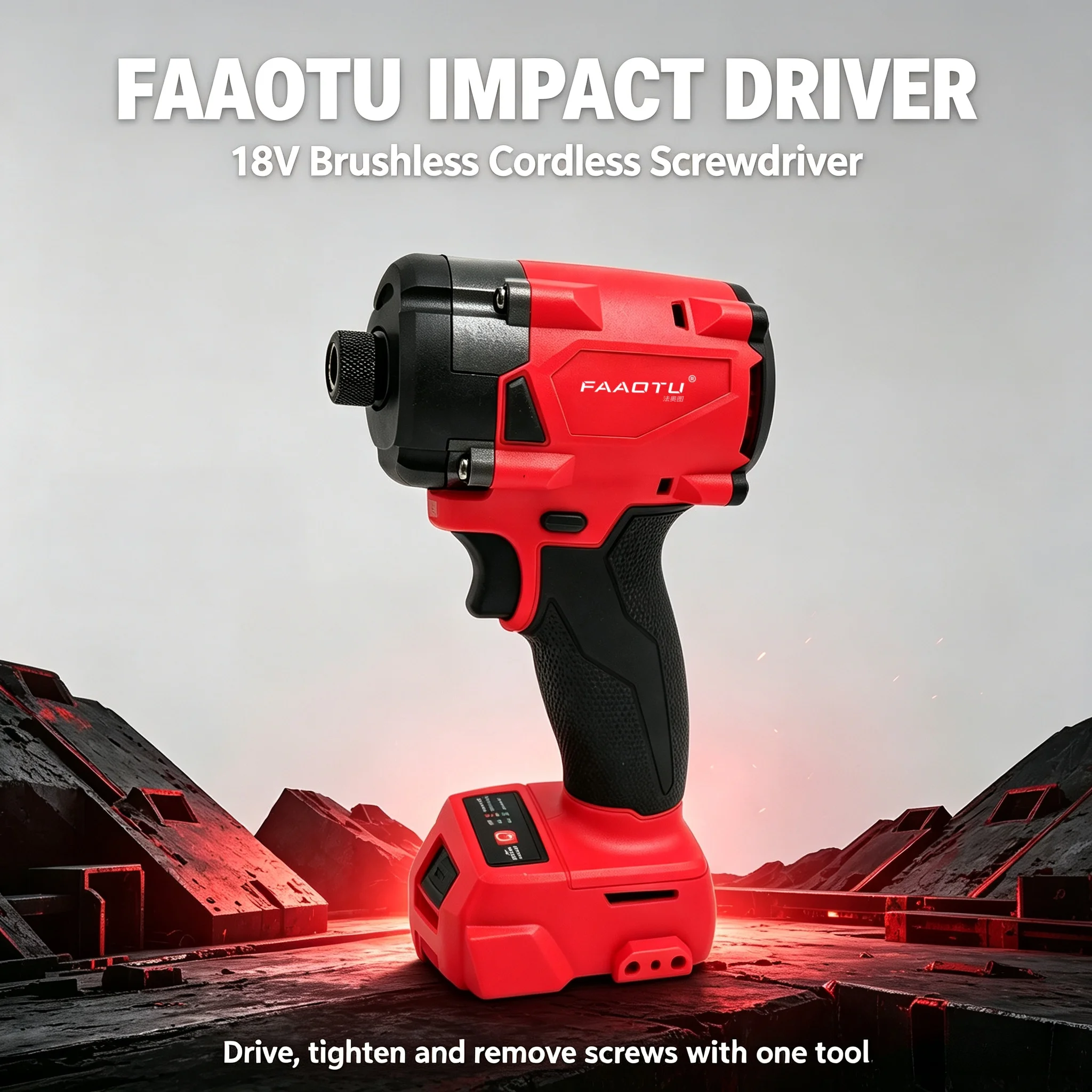 Home Improvement In - Destornillador Eléctrico Inalámbrico FAAOTU de 18V,