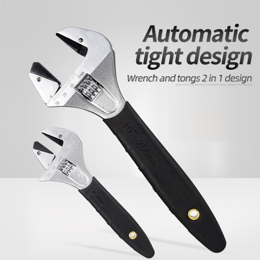 Pipe Wrench Adjustable - Llave de trinquete ajustable con mango
