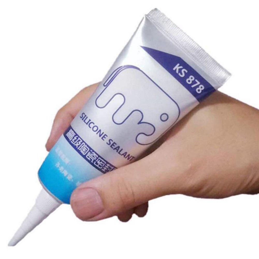 Bathroom Caulk Siliconized - Sellador de silicona multiusos de 120ML,