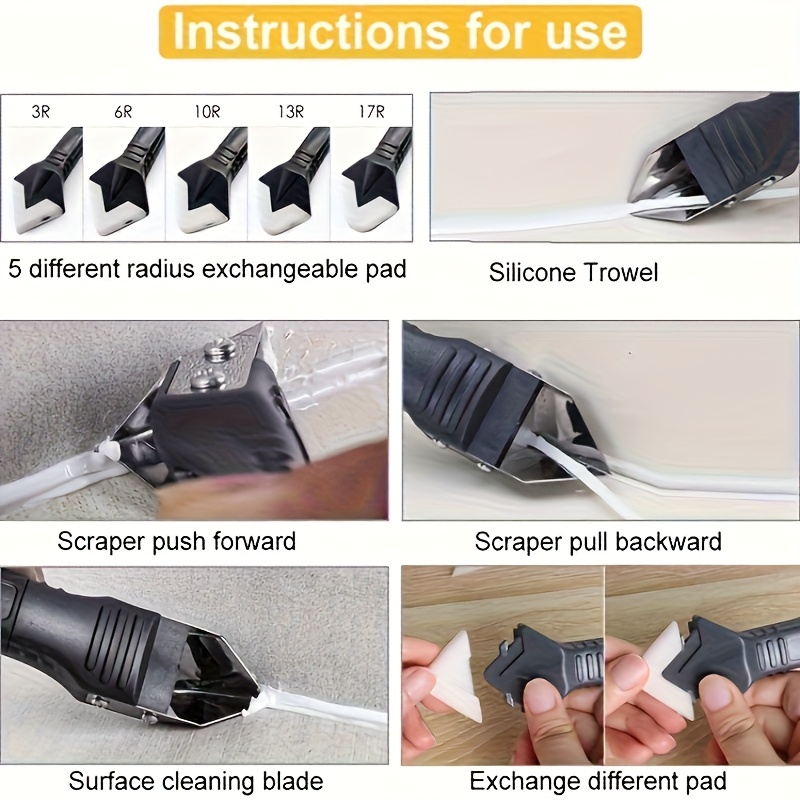 Kit de Herramientas de Silicon - Bathroom Caulk Siliconized reseña y precio