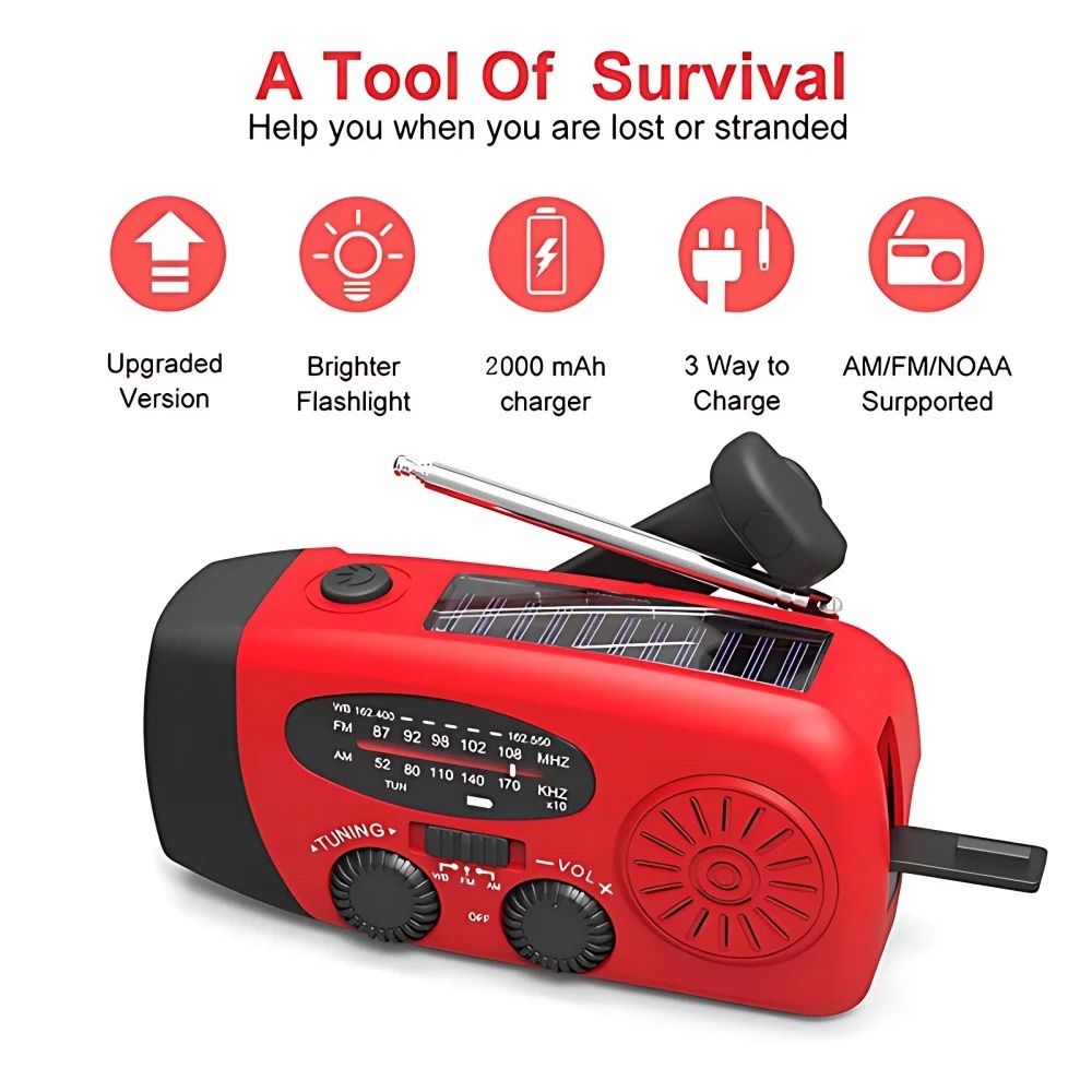 Radio de Emergencia Portátil c - Home Improvement Show reseña y precio