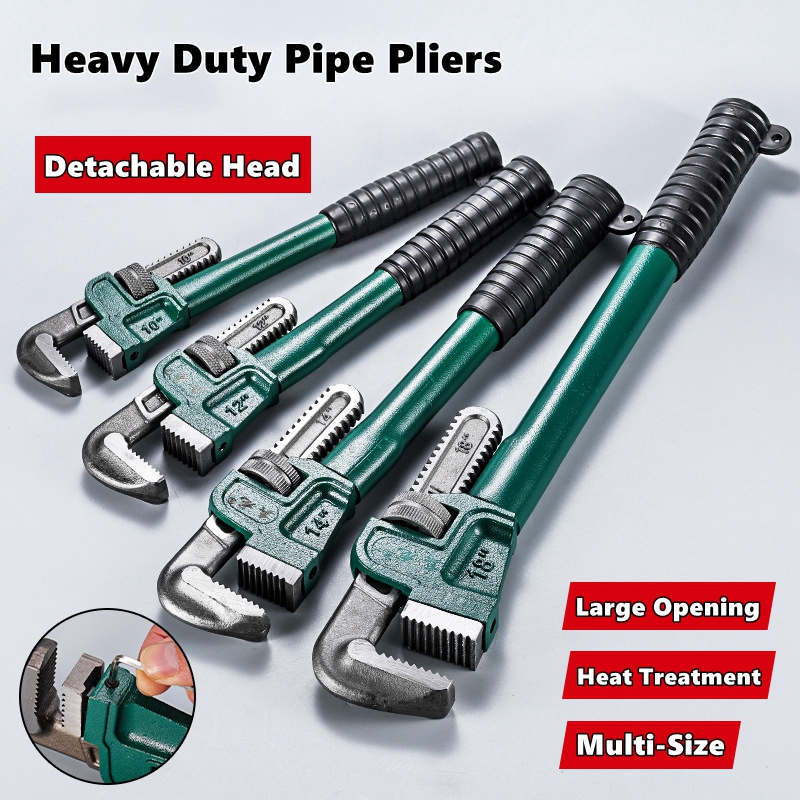 Llave de tubo recta de acero a - Pipe Wrench Adjustable reseña y precio