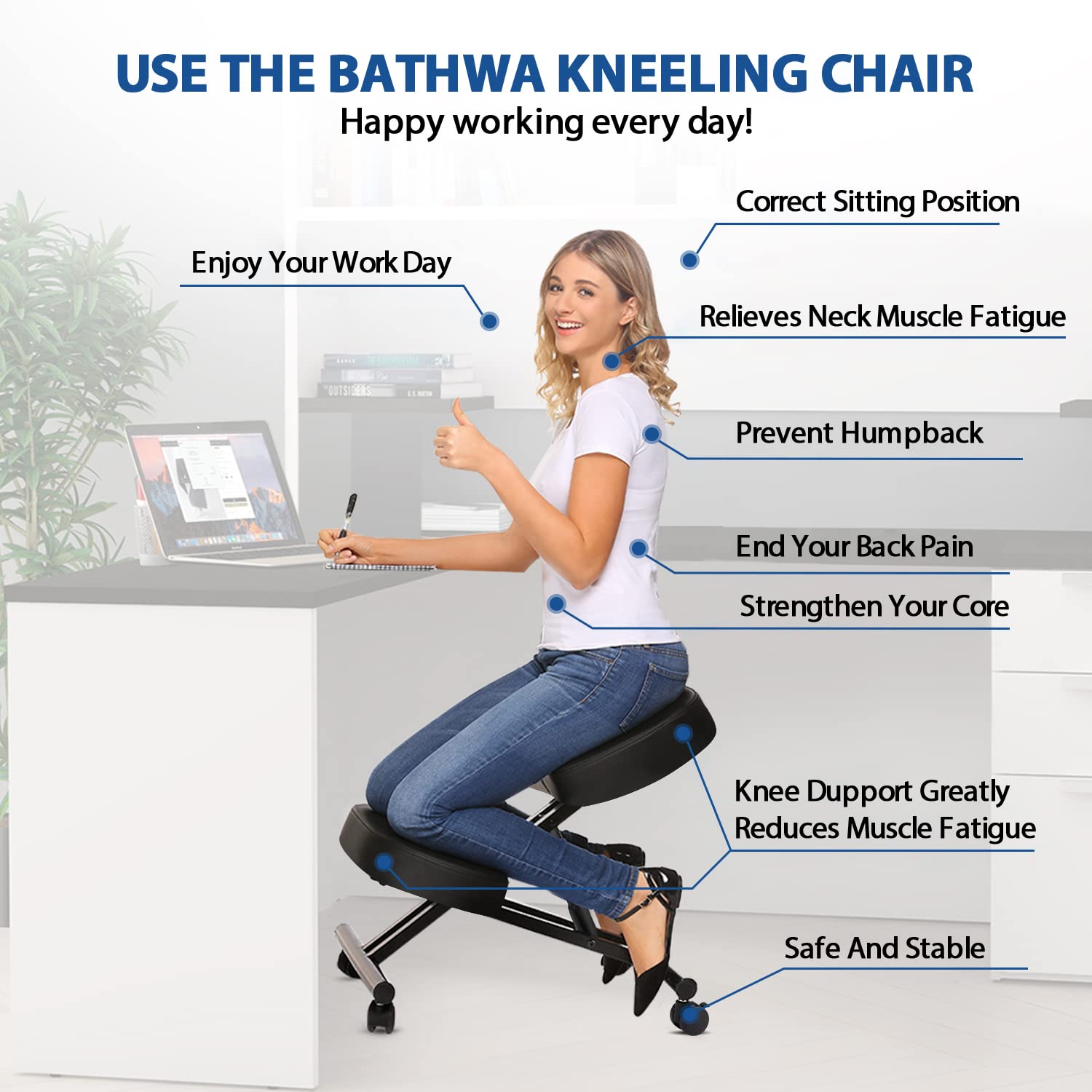 Silla Ergonómica para Arrodill - Home Improvement In reseña y precio