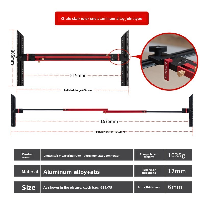 Regla para escaleras de aleaci - Home Improvement In reseña y precio