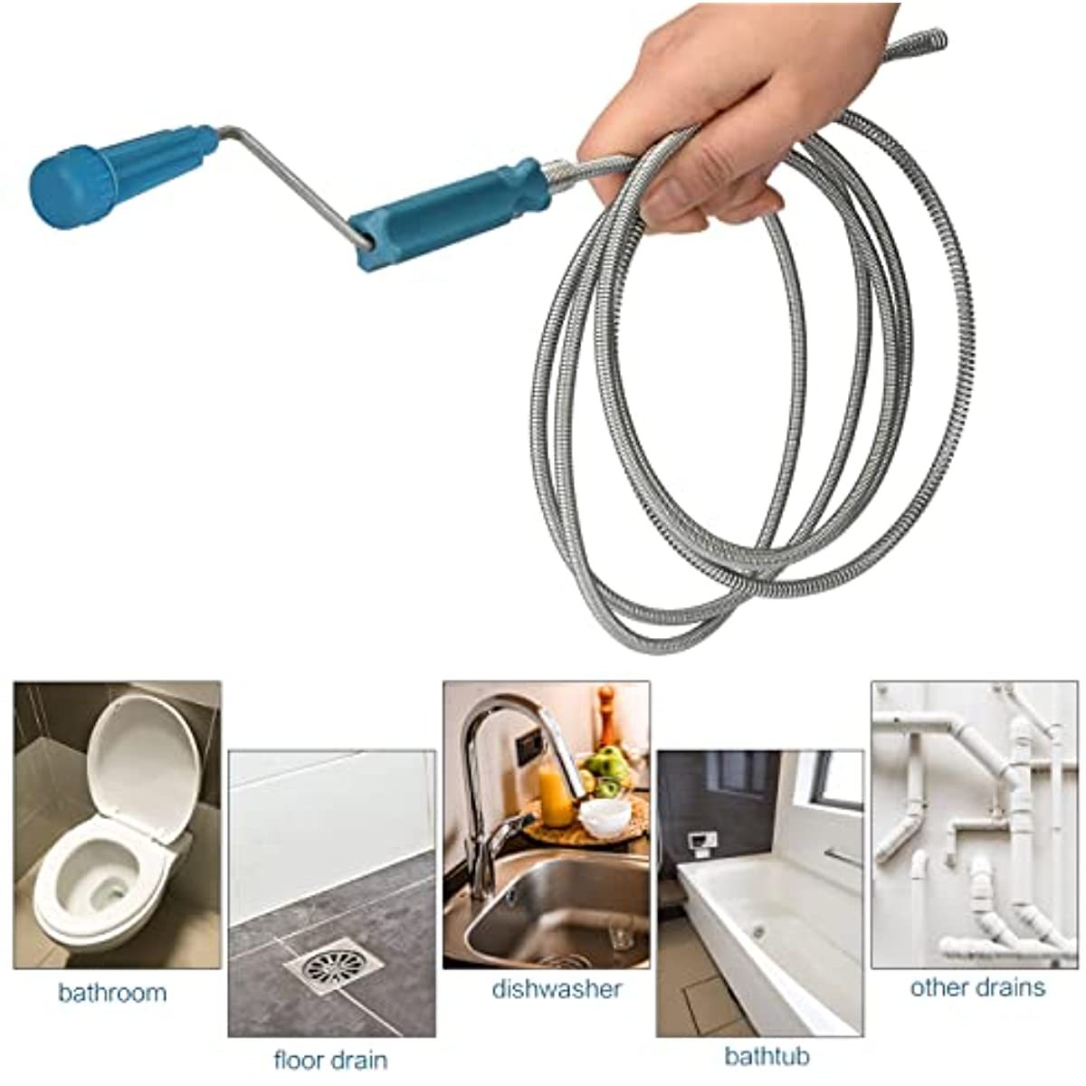 Desatascador de Drenajes Teles - Plumbing Snake Drain reseña y precio