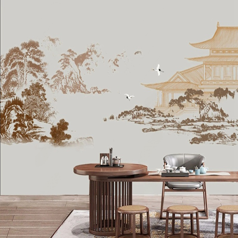 Mural de pared de paisaje de t - Home Improvement Background reseña y precio