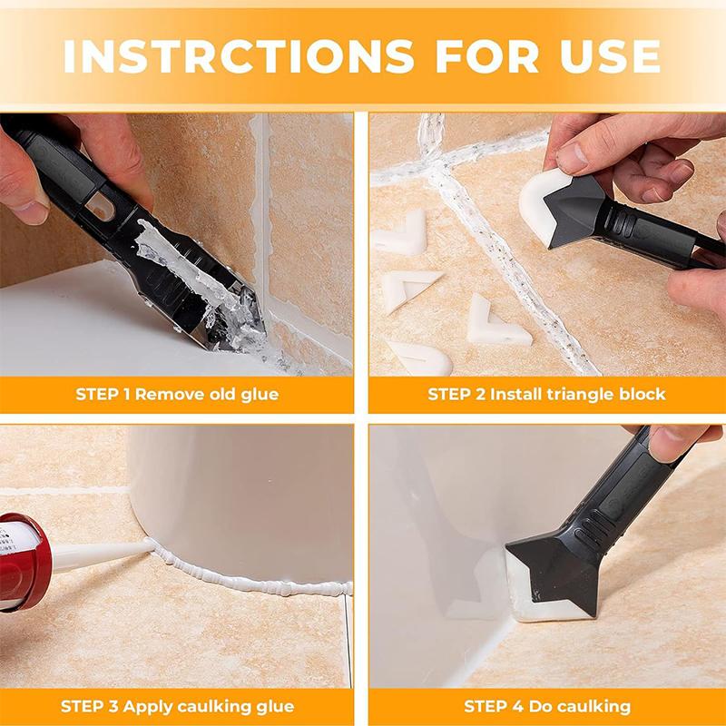 Kit de Herramientas 3 en 1 par - Bathroom Caulk Siliconized reseña y precio