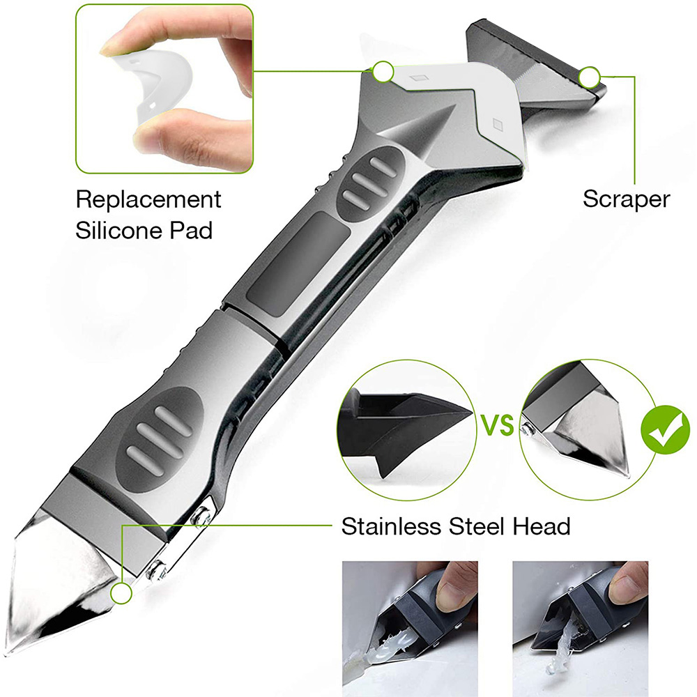 Herramientas de calafateo de s - Bathroom Caulk Siliconized reseña y precio