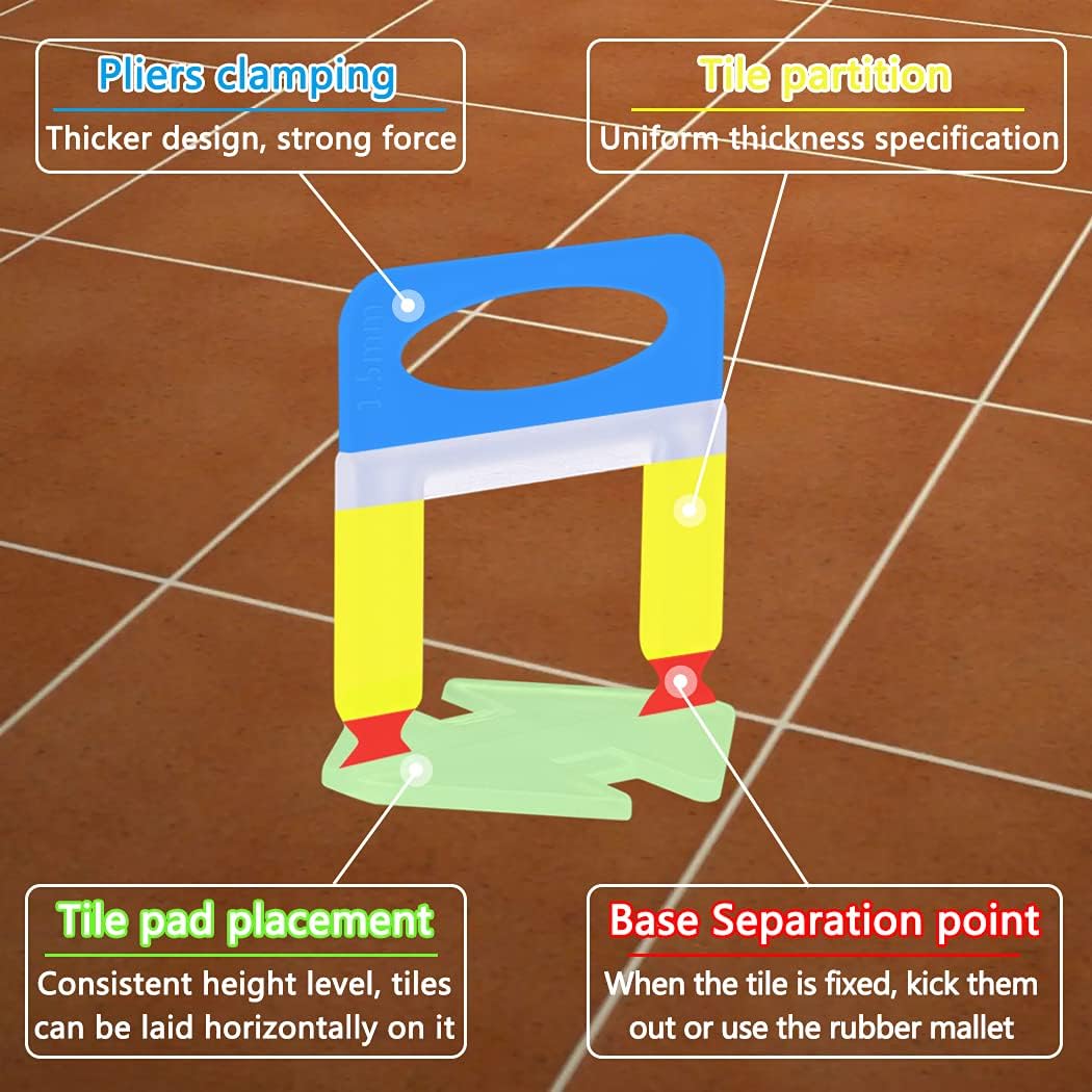 Juego de 100 Piezas de Cuñas p - Tile Leveling Clip reseña y precio