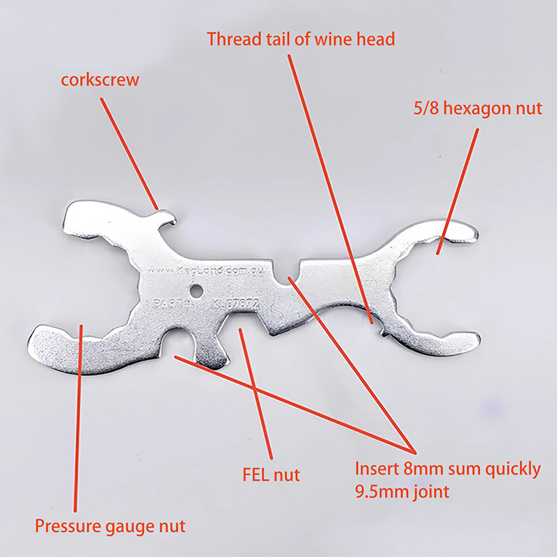 KegLand 7 en 1 llave para grif - Pipe Wrench Adjustable reseña y precio