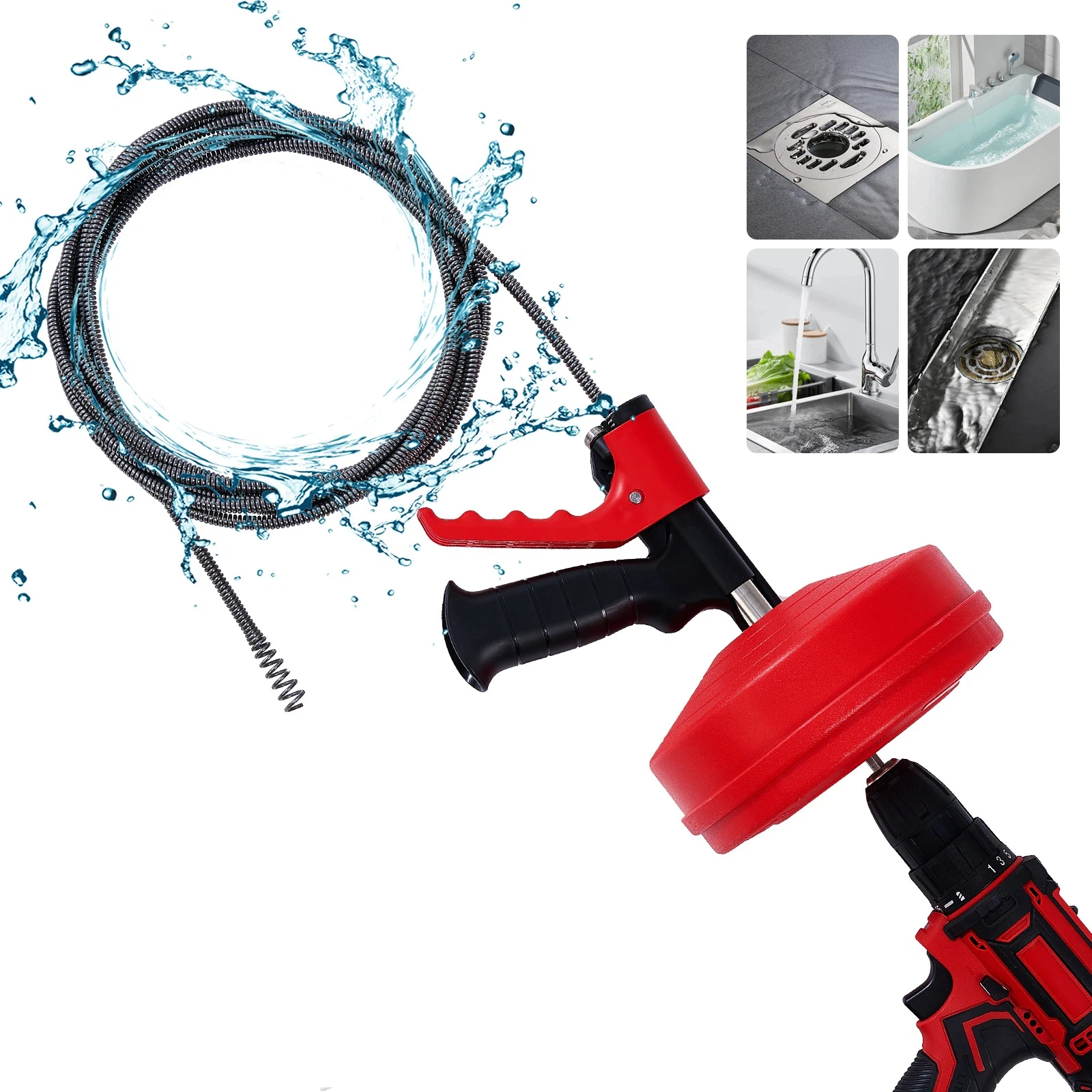 Desatascador de Drenajes Profe - Plumbing Snake Drain reseña y precio