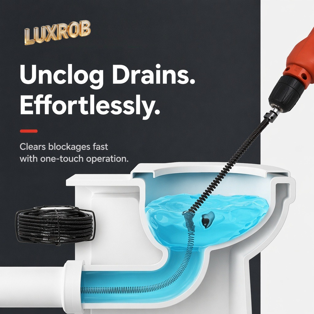 Desatascador de Drenajes con R - Plumbing Snake Drain reseña y precio