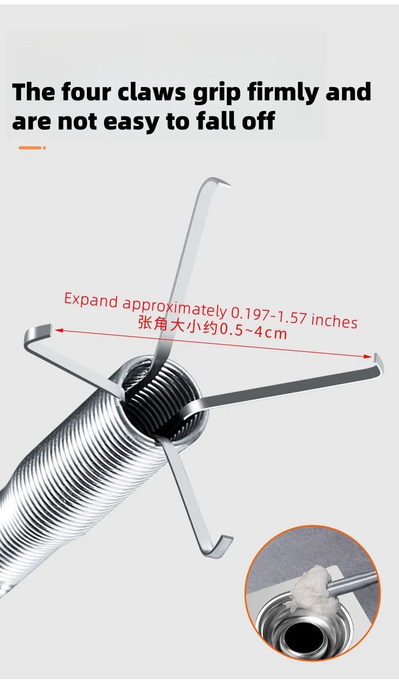 Limpiador de tuberías de drena - Plumbing Snake Drain reseña y precio